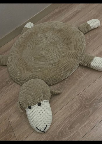  Beden Gri Kaplumbağa Temalı Çocuk Halısı