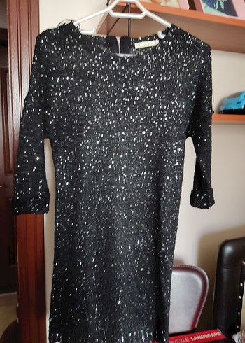 Bayan abiye  pullu elbise . - Görsel 4