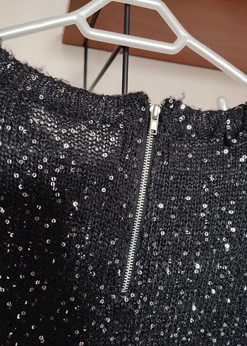 Bayan abiye  pullu elbise . - Görsel 6