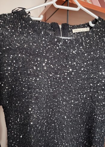 Bayan abiye  pullu elbise . - Görsel 8