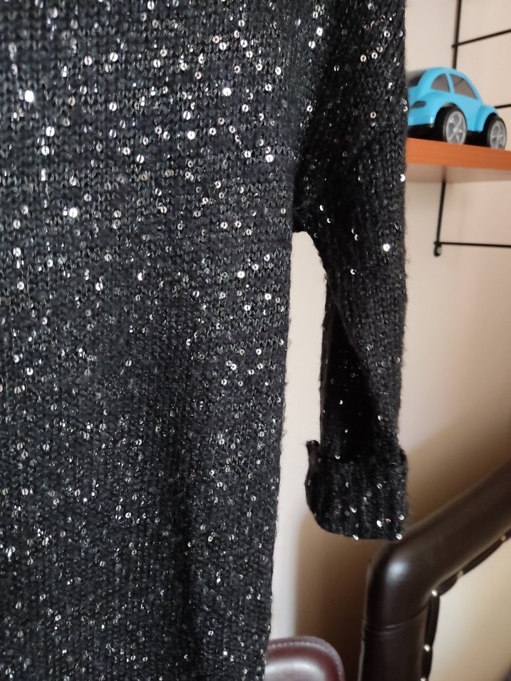 Bayan abiye  pullu elbise . - Görsel 2