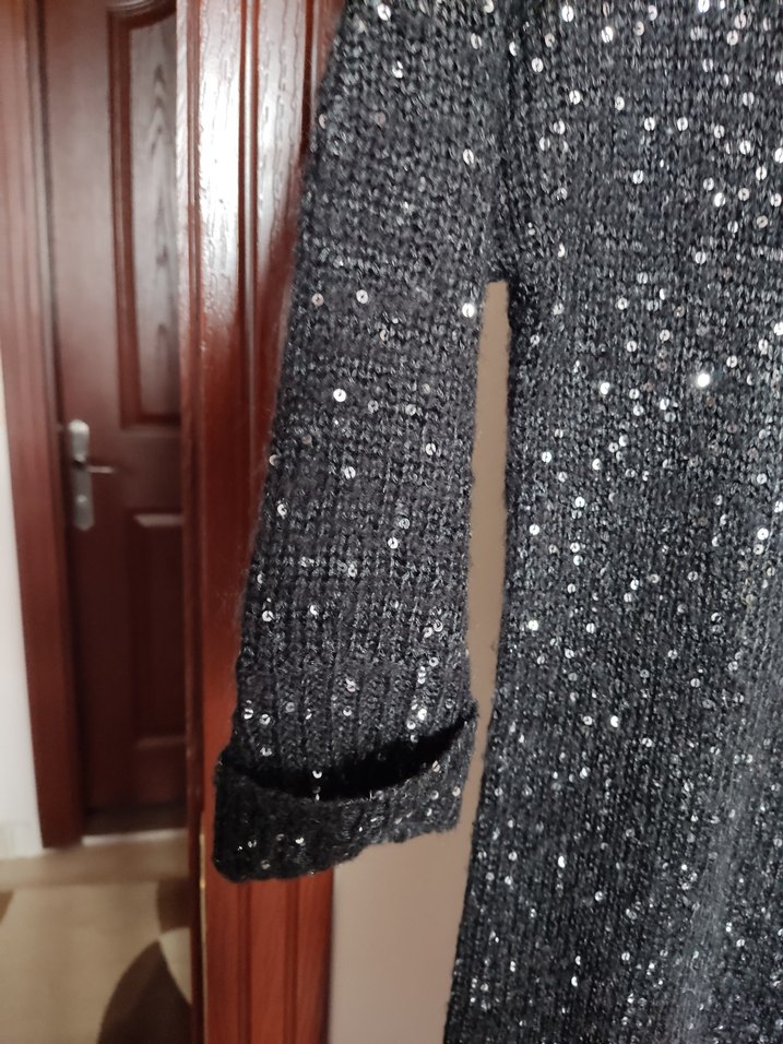 Bayan abiye  pullu elbise . - Görsel 3