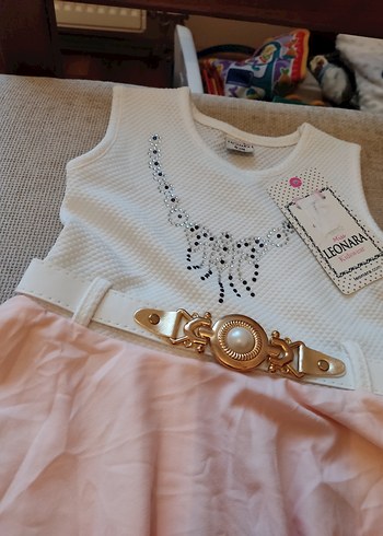 Kemerli Beyaz Kız Bolero - Görsel 9