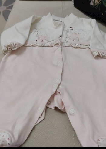 Bebek Erkek Hastane Tulumları - Pamuklu, Uzun Kollu - Görsel 3