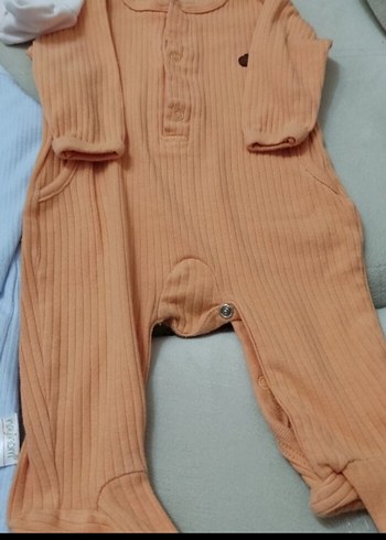 Bebek Erkek Hastane Tulumları - Pamuklu, Uzun Kollu - Görsel 2