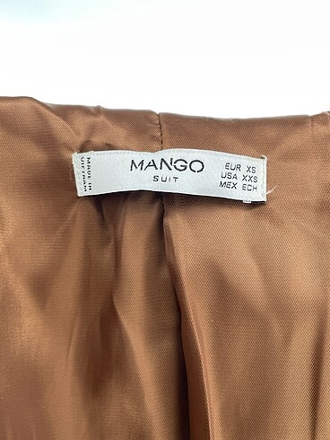 xs Beden kahverengi Renk Mango Blazer %70 İndirimli.