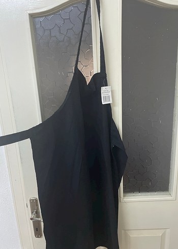 Beden Siyah Düz Mutfak Önlüğü