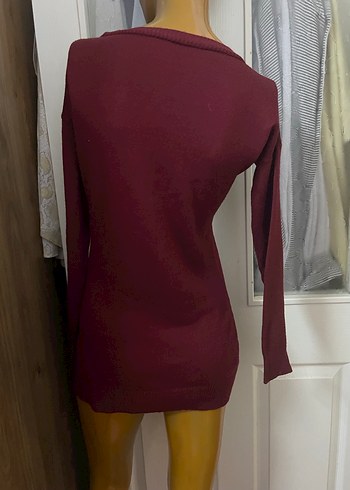 Bordo çok hoş kazak - Görsel 4