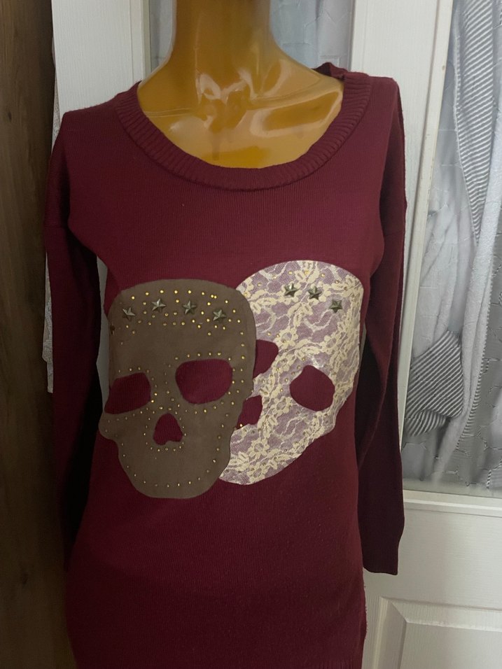 Bordo çok hoş kazak - Görsel 2