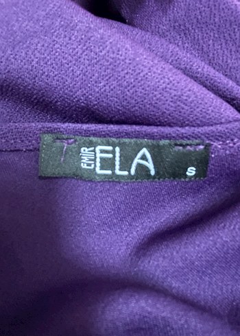 Mor Drapeli Uzun Abiye Elbise - Görsel 7