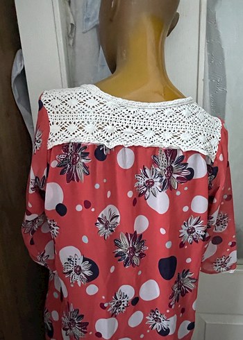 Pembe Desenli hoş elbise - Görsel 6