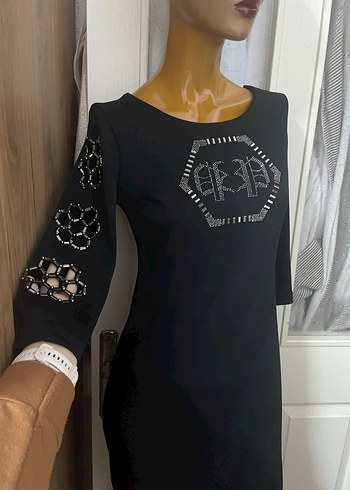 Sırt dekolteli harika elbise - Görsel 6