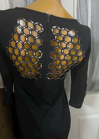 Sırt dekolteli harika elbise - Görsel 7