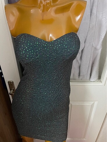 Harika straplez abiye - Görsel 2