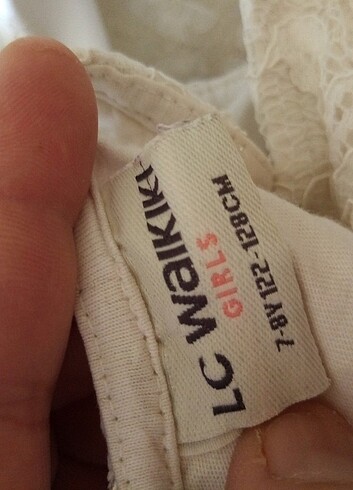 LC Waikiki 7-8yaş kız çocuk elbise