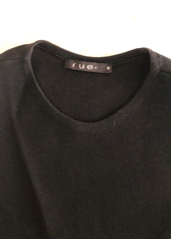 Siyah Kolsuz Kadın triko atlet - Görsel 2