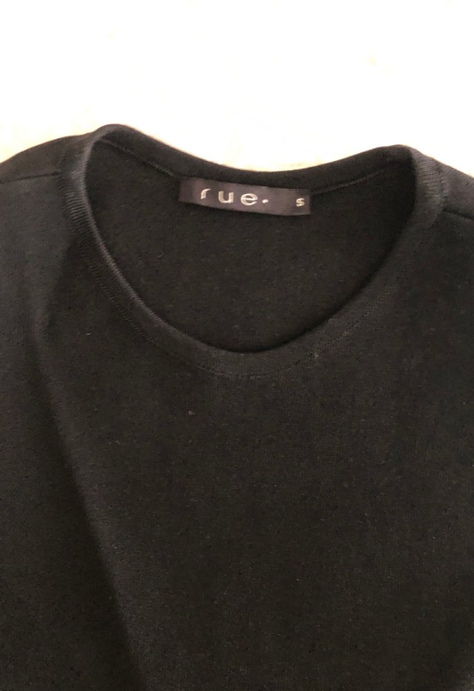 Siyah Kolsuz Kadın triko atlet - Görsel 2