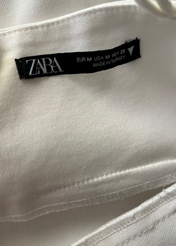 Zara Zara beyaz mini elbise