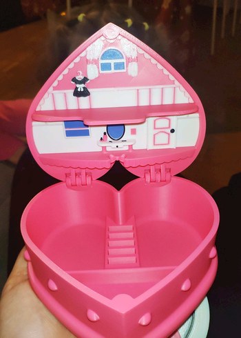 pembe Kalp Şeklinde takı kutusu - Görsel 4