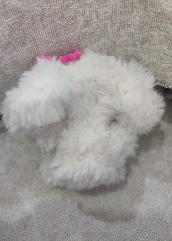 Beyaz Peluş Oyuncak Tavşan - Görsel 3