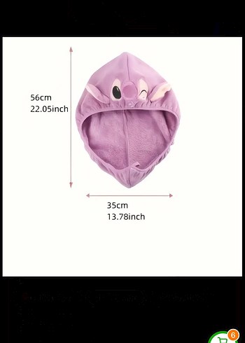 Diğer Stich saç havlusu