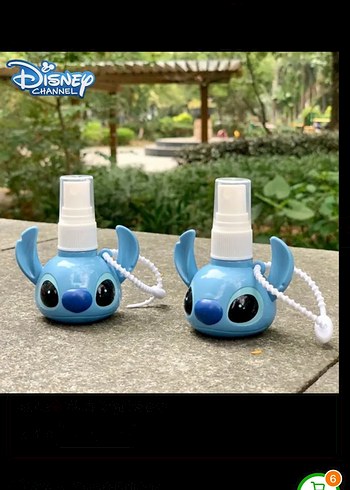Disney Mavi Stitch Anahtarlık Sprey şişesi