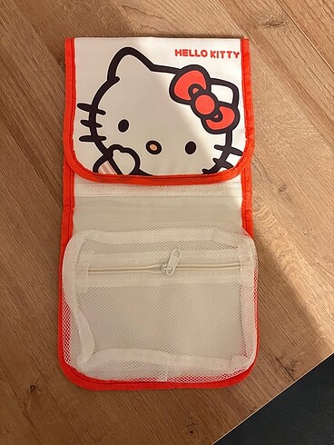Beden beyaz Renk Hello kitty makyaj çantası