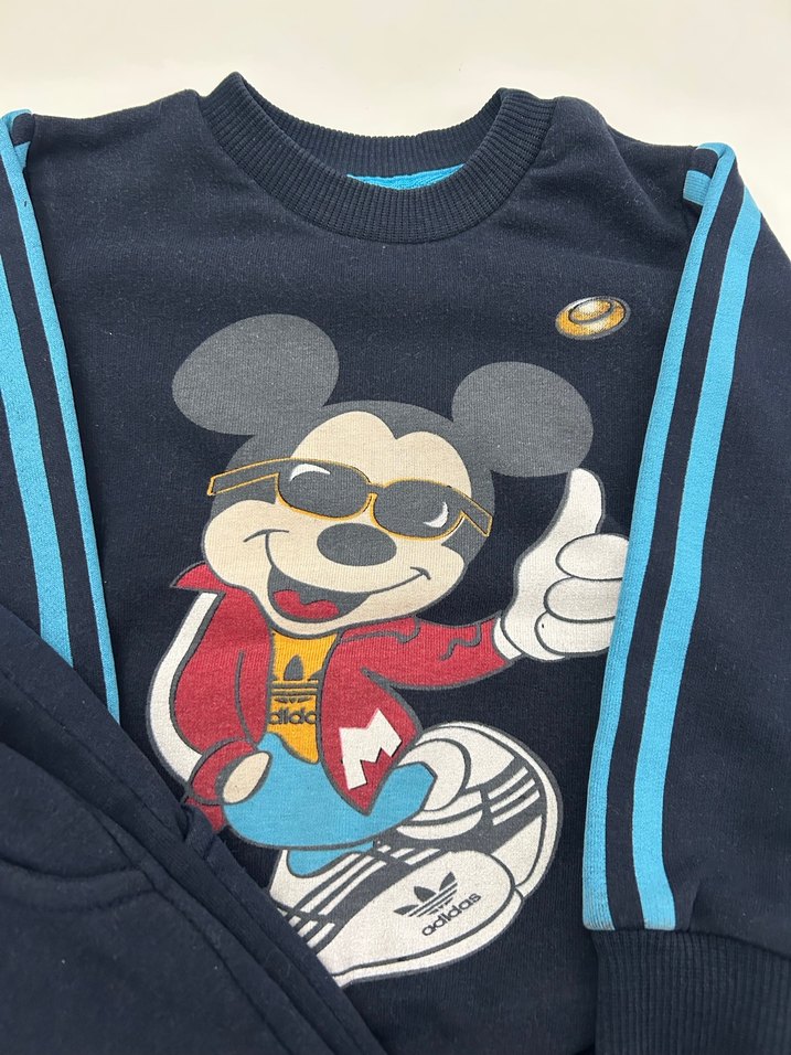 Erkek Çocuk Mavi Adidas Eşofman Takımı - Görsel 2