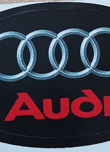 Audi Plakalık 2 Adet