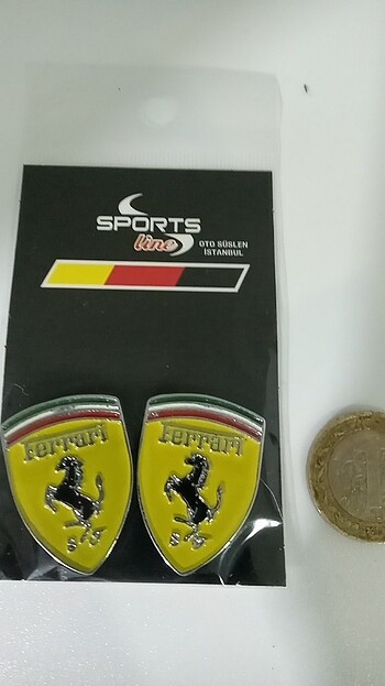 #Ferrari Metal Arma 2 Adet 