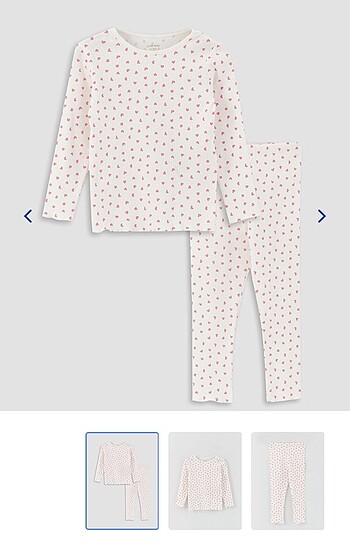 Kız bebek pijama takımı
