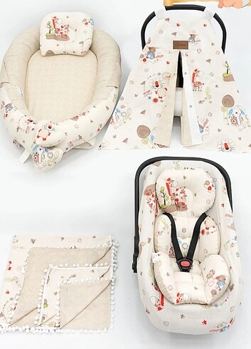 6lı babynest set