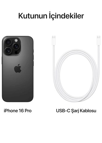 Apple iPhone 16 Pro Siyah 1 tb - Görsel 2
