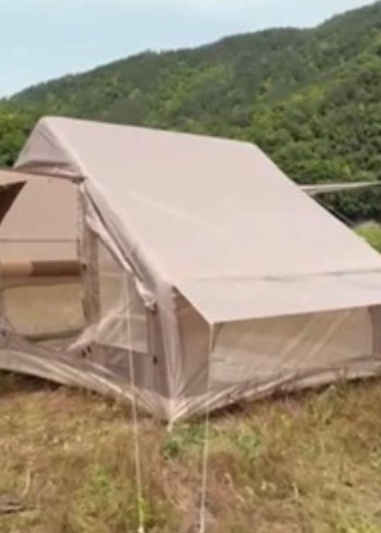 Şişme Çadır  300×210×190 cm 6m2 4-5 Kişilik Şişme Çadır Pompal - Görsel 6