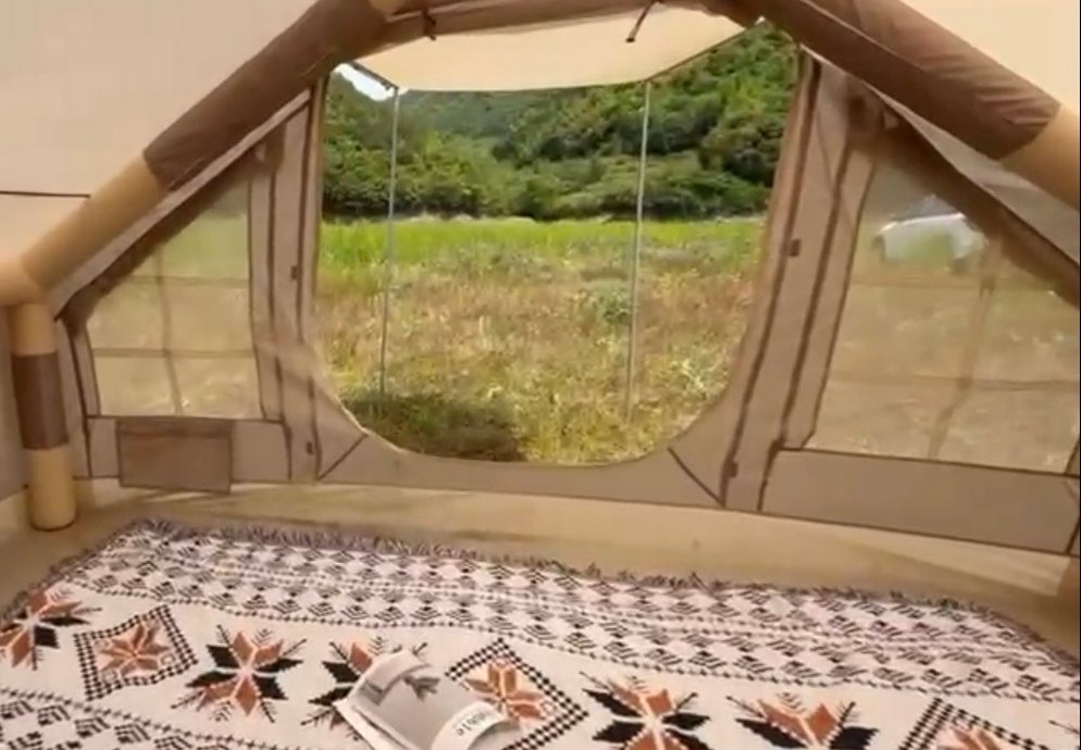 Şişme Çadır  300×210×190 cm 6m2 4-5 Kişilik Şişme Çadır Pompal - Görsel 3