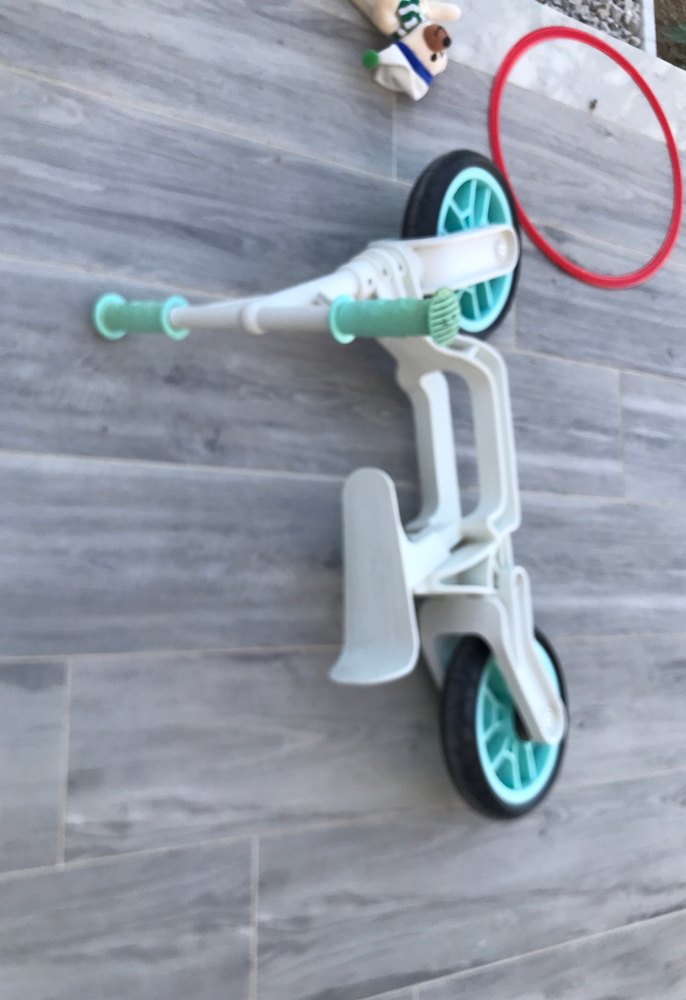 Mint yeşil Beyaz Çocuk 2 Tekerlekli denge Bisikleti - Görsel 2