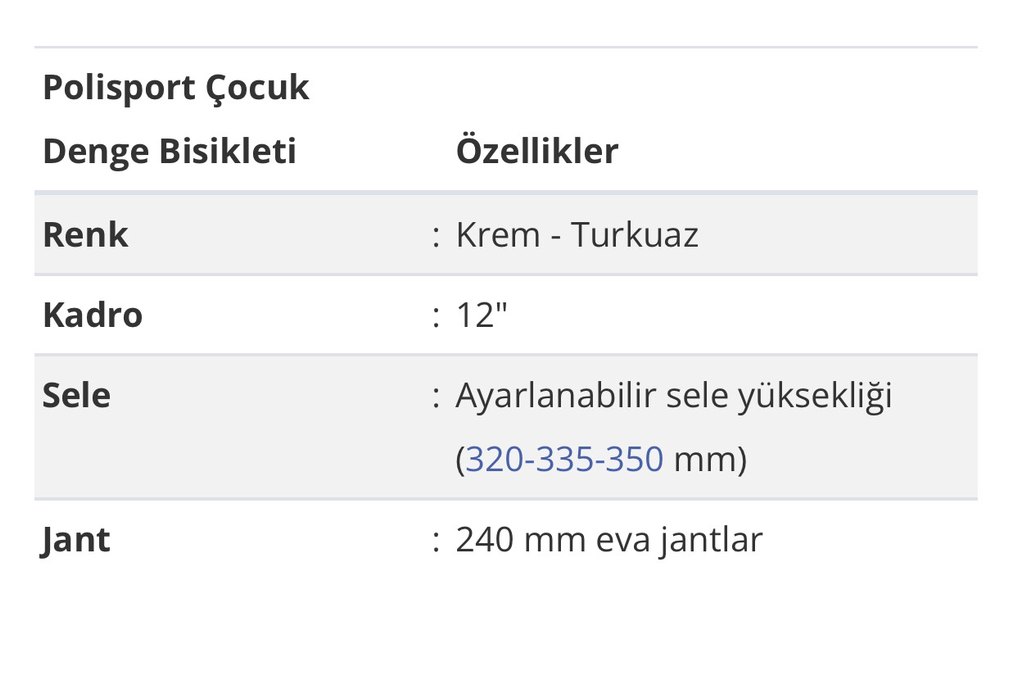 Mint yeşil Beyaz Çocuk 2 Tekerlekli denge Bisikleti - Görsel 5