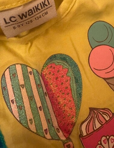 LC Waikiki Dondurma sarı elbise