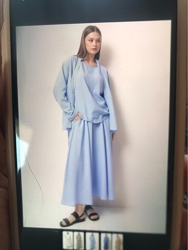 l Beden Kruvaze bluz pantalon