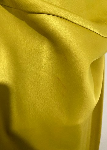 YAĞ YEŞİLİ Drapeli Kadın Elbise - Görsel 3