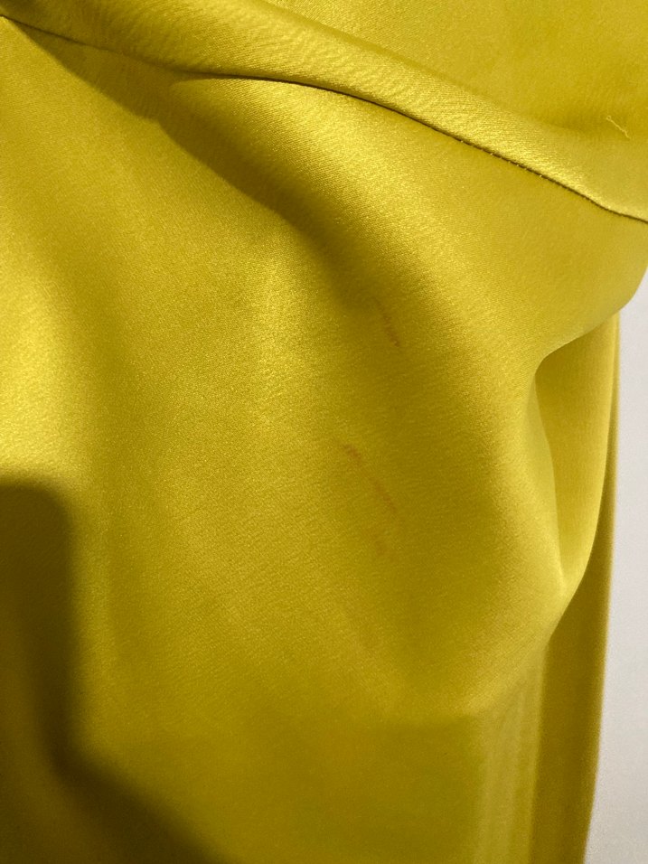 YAĞ YEŞİLİ Drapeli Kadın Elbise - Görsel 3