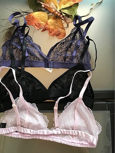 s Beden çeşitli Renk S beden 3lü bralet primark