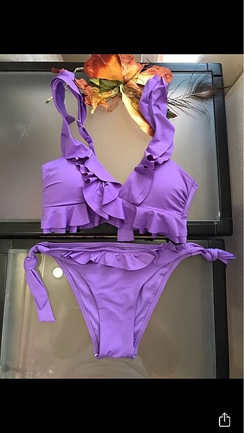 S beden bikini lila rengi