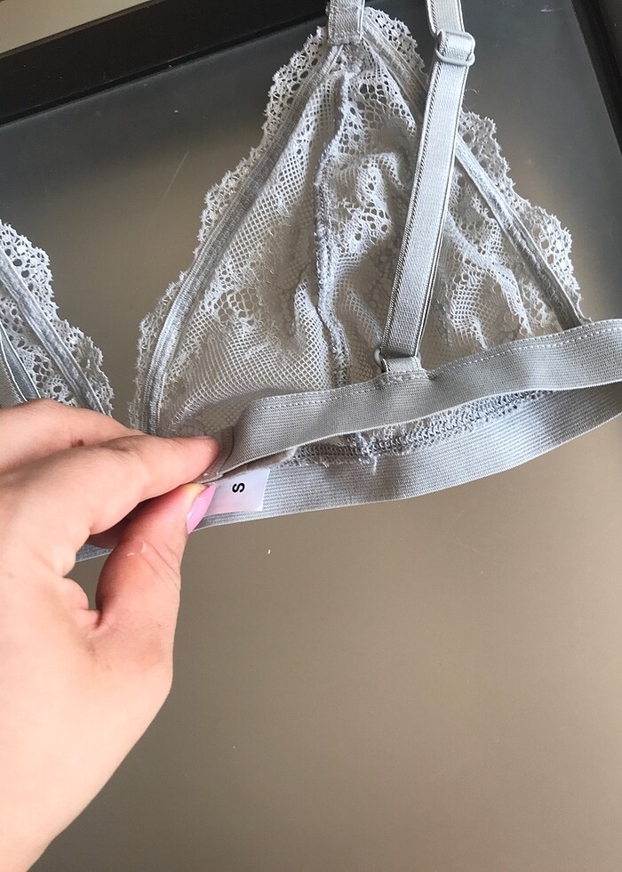 S beden bralet gri renk - Görsel 5