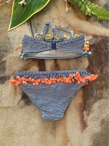 24-36 Ay Beden çeşitli Renk Kız çocuk bikini takım