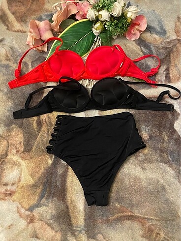 xs Beden çeşitli Renk Bikini takım tekli üst
