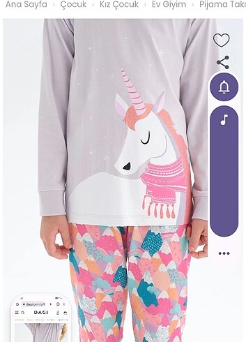 8 Yaş Beden çeşitli Renk DAGİ MARKA cocuk pijama takımı