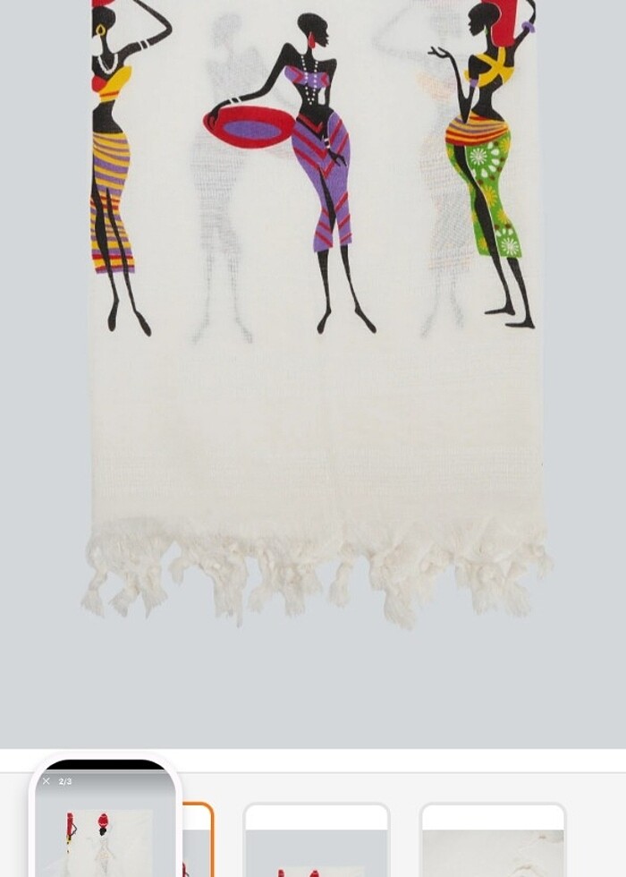 DAGİ MARKA bayan peştamal  - Görsel 2