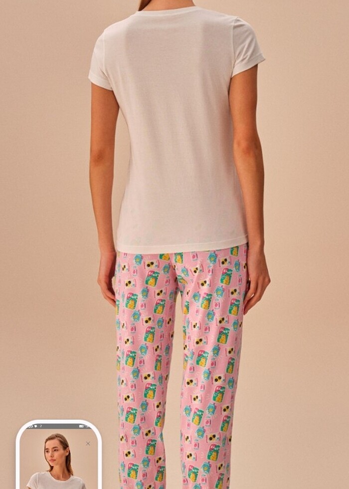 Suwen pijama takımı  - Görsel 2