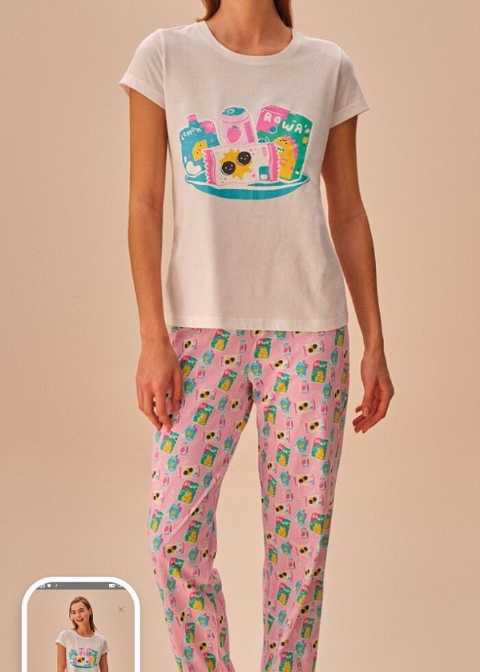 Suwen pijama takımı  - Görsel 4